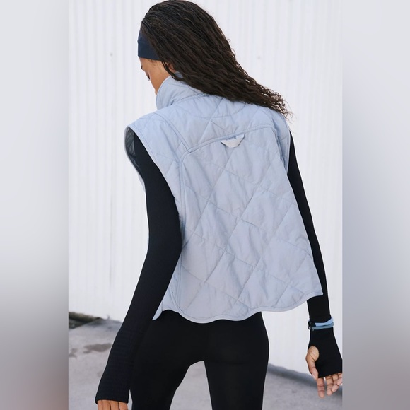 Free people Quinn Quilted Puffer Vest xs NWOT - Picture 2 of 6